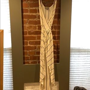 Striped Wrap dress
